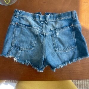 Free people denim shorts